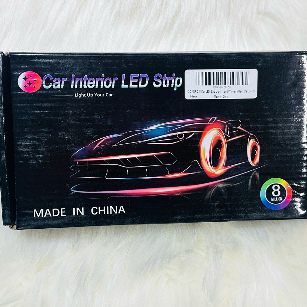 LED Car Interior Strip Lights - Multicolor - Picture 2 of 6